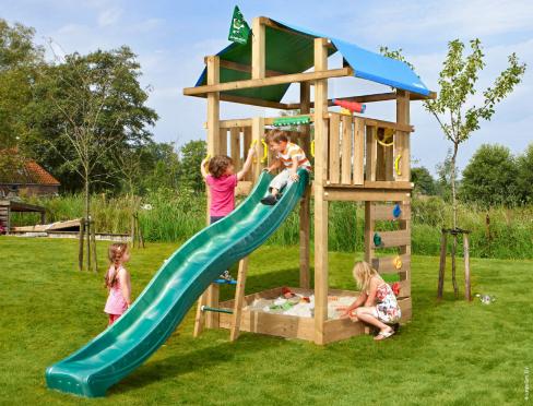 Jungle Fort | Spielturm aus Holz mit Rutsche