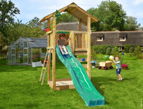 Jungle Sierra | Spielturm aus Holz mit Rutsche