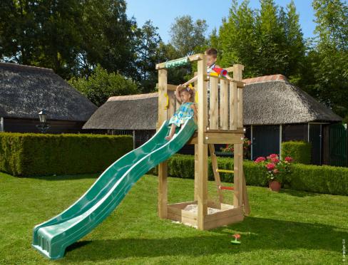 Jungle Tower | Spielturm aus Holz mit Rutsche