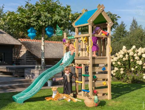 Jungle Nomad | Aire de jeux en bois avec toboggan