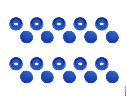 Bolt Cap Set (10x) - Blau