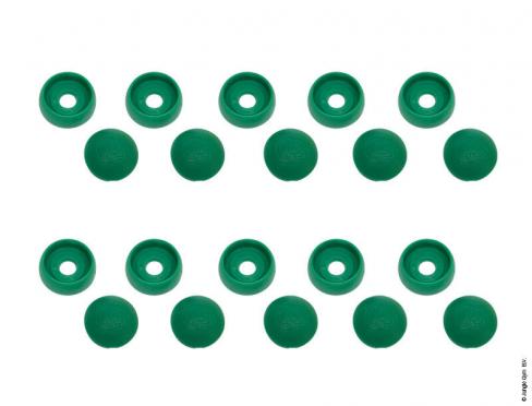 Bolt Cap Set (10x) - Grün