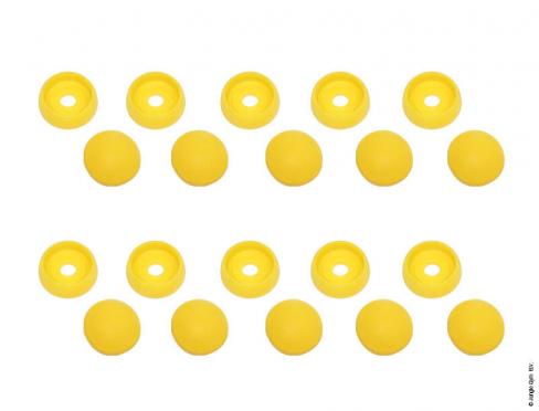 Bolt Cap Set (10x) - Gelb