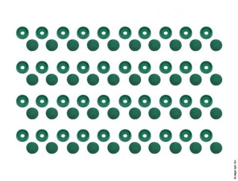 Bolt Cap Set (40x)- Grün